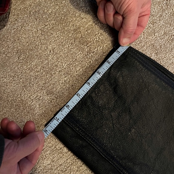 On the Fringe Custom Leather Chaps Size M Black. - Picture 8 of 8